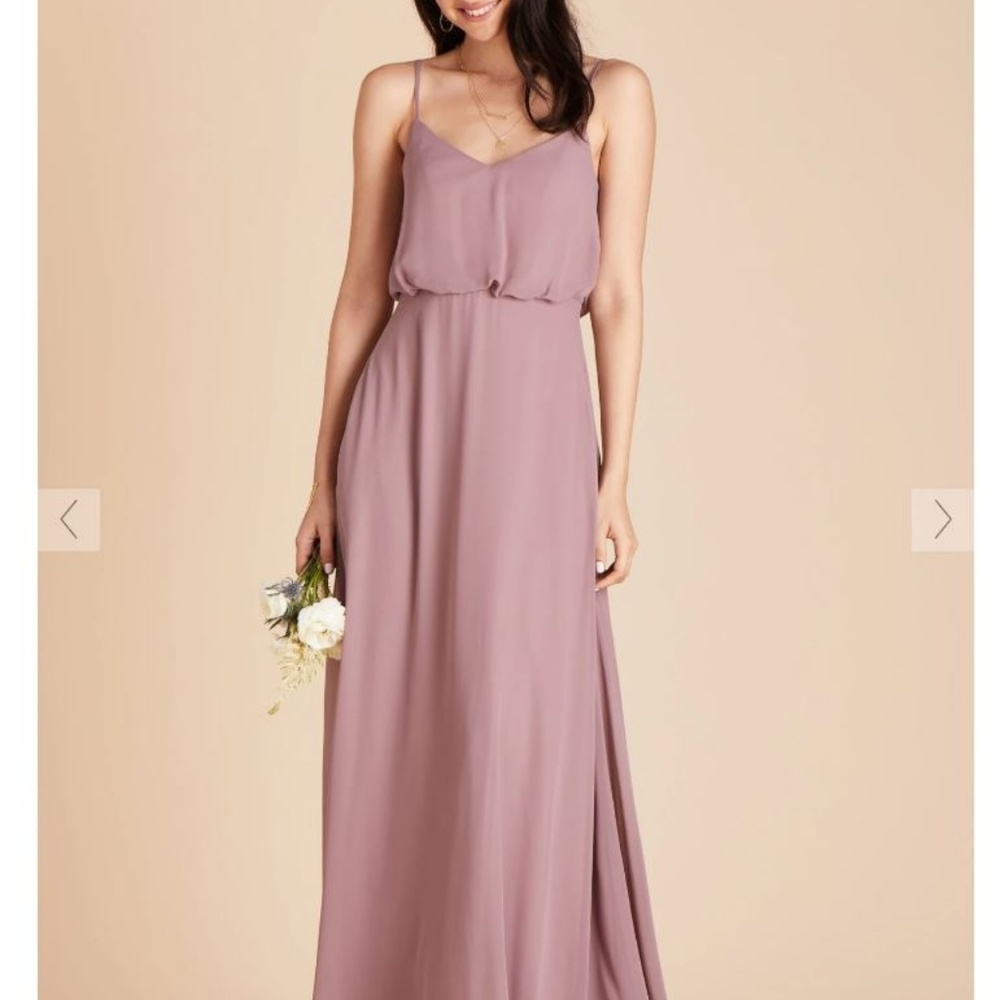 BIRD GREY GWENNIE DRESS - DARK MAUVE